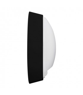 Aplique Led ACRA Negro con sensor 14W 1400Lm IP65 CCT
