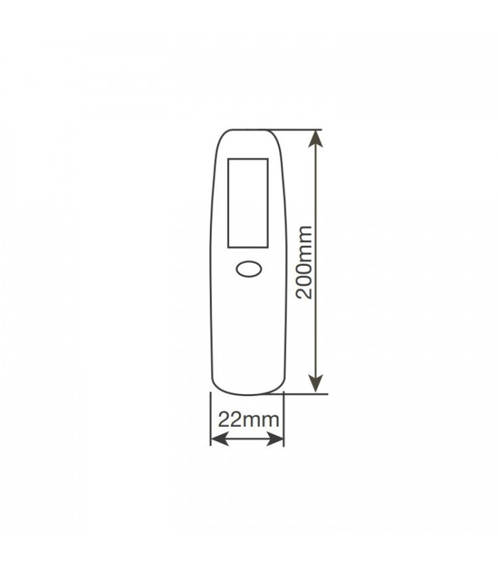 Linterna LED COB rectangular 3W 120Lm 3xAAA