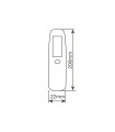 Linterna LED COB rectangular 3W 120Lm 3xAAA