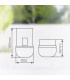 Linterna solar LED camping recargable USB powerbank 5W 300Lm