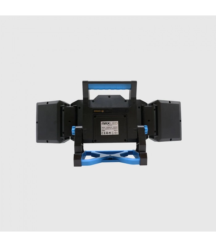 Proyector LED Portátil con Batería MAXLED 50W 5000Lm IP54