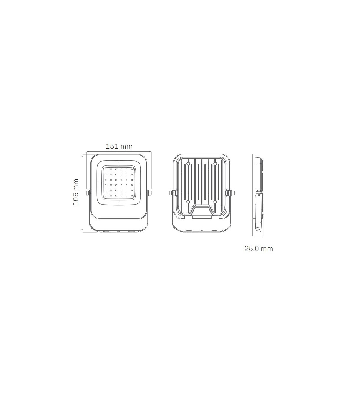 Proyector Led PISA PLUS 30W 3000Lm IP65