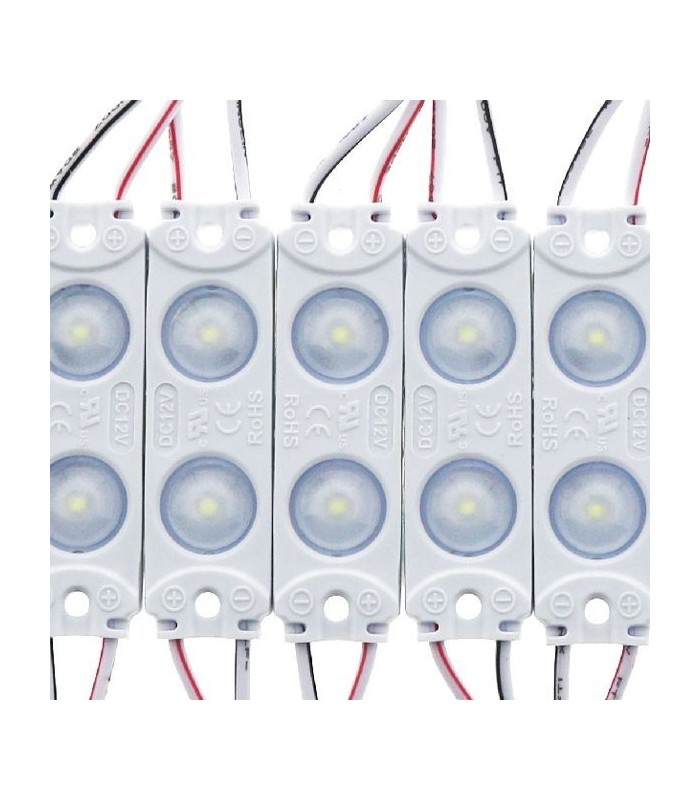Módulo LED 0.72W 70Lm 160º DC 12V IP65