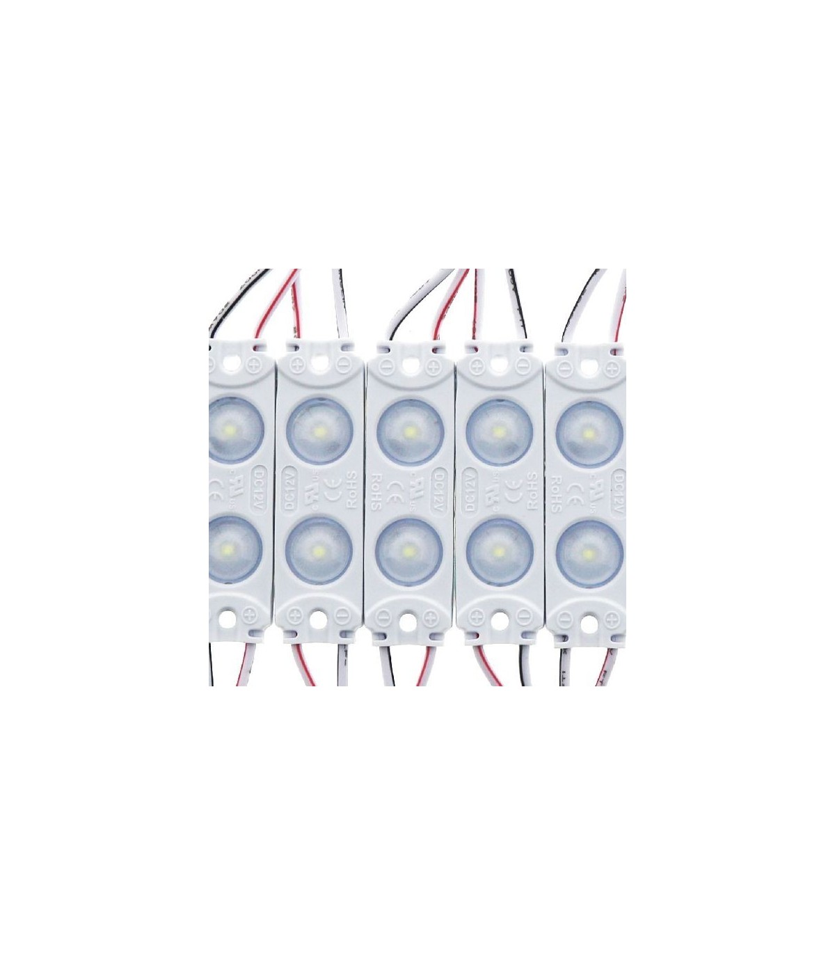 Módulo LED 0.72W 70Lm 160º DC 12V IP65