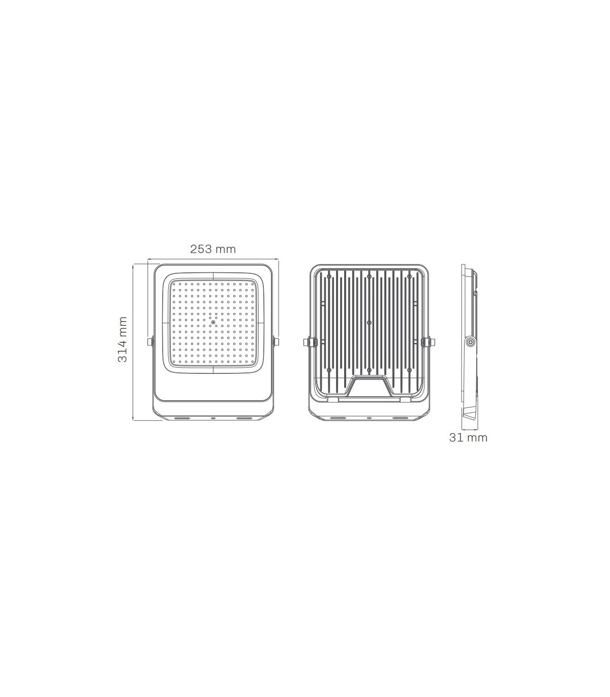 Proyector Led PISA PLUS 150W 15000Lm IP65