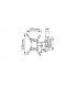 Soporte de TV con brazo 13" / 42"