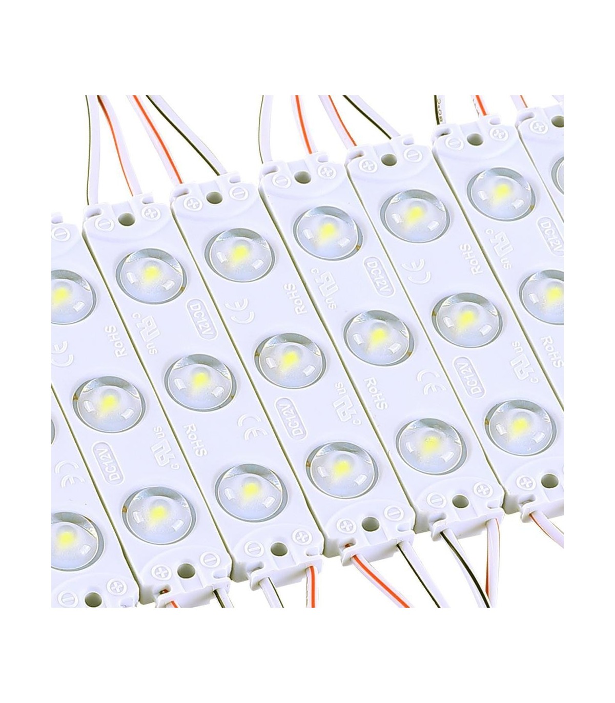 Módulo LED 1W 100Lm 160º DC 12V IP65