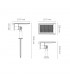 Estaca Led Solar MAXLED 15W/1.8W 100Lm IP54 Con Pincho