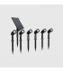 Kit 5 Estacas Led Solar MAXLED 5W 90Lm IP65 Con Pincho