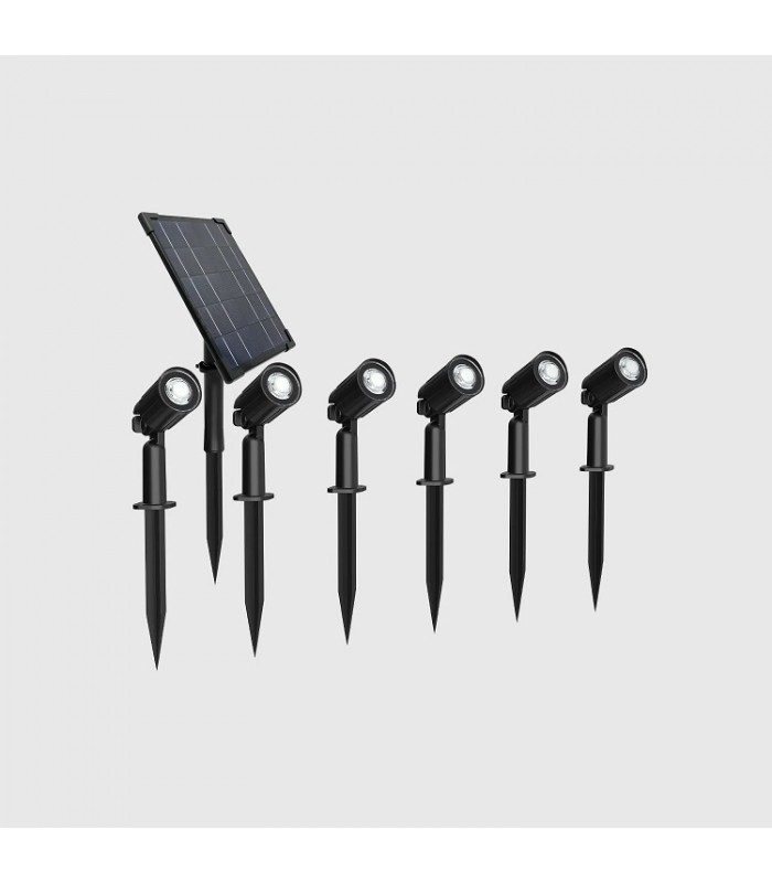 Kit 5 Estacas Led Solar MAXLED 5W 90Lm IP65 Con Pincho