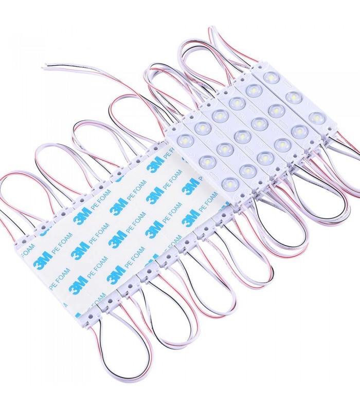 Módulo LED 1W 100Lm 160º DC 12V IP65