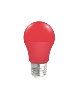 Bombilla Serie COLOR A60 9W 300LmLm E27 Rojo