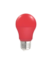 Bombilla Serie COLOR A60 9W 300LmLm E27 Rojo