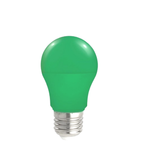 Bombilla Serie COLOR A60 9W 300LmLm E27 Verde