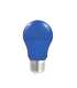 Bombilla Serie COLOR A60 9W 300LmLm E27 Azul