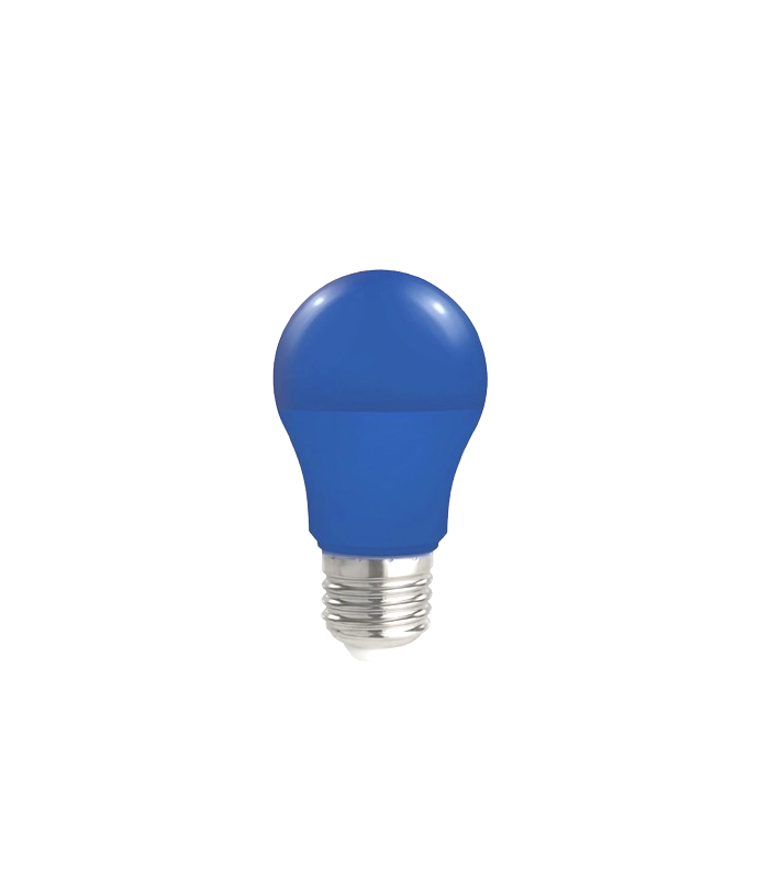 Bombilla Serie COLOR A60 9W 300LmLm E27 Azul