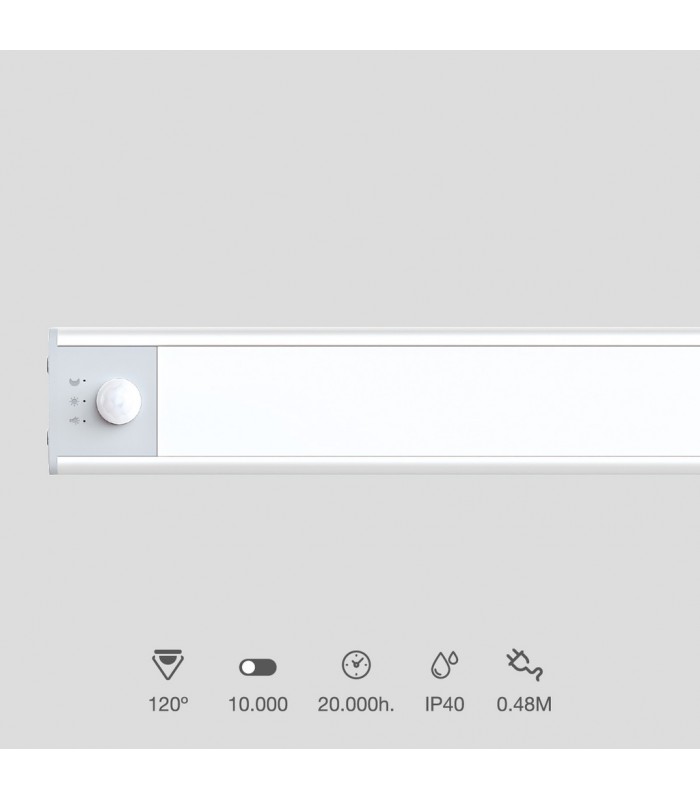 Luz Armario LED TIBUKA con Sensor 0.8W 75Lm USB CCT