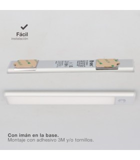 Luz Armario LED TIBUKA con Sensor 1.5W 150Lm USB CCT