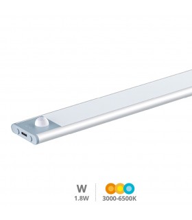 Luz Armario LED TIBUKA con Sensor 1.8W 180Lm USB CCT