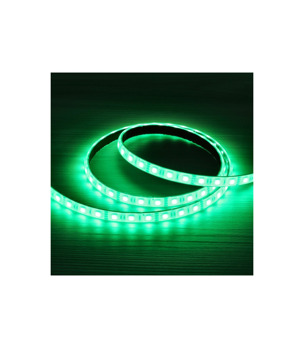 Tira Led SUMERGIBLE RGB 14.4W 840Lm/M 60Led/m IP68 DC12V -5 Metros-