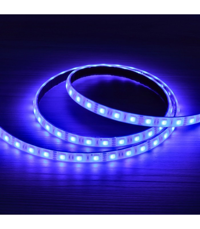 Tira Led SUMERGIBLE RGB 14.4W 840Lm/M 60Led/m IP68 DC12V -5 Metros-