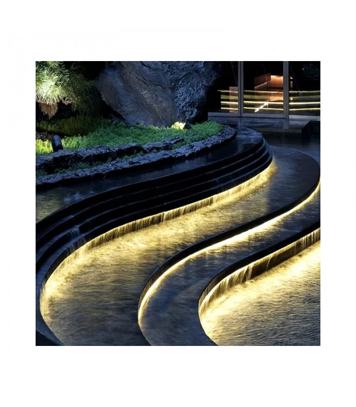 Tira Led SUMERGIBLE RGB 14.4W 840Lm/M 60Led/m IP68 DC12V -5 Metros-