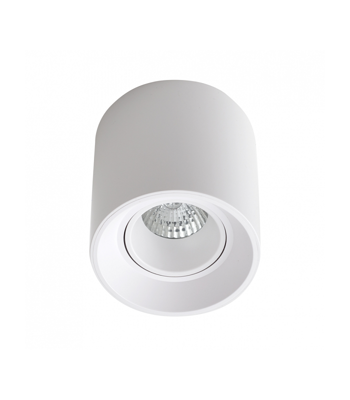 Aplique basculante superficie cilíndrico Blanco IP20 GU10