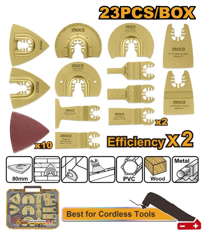 Accesorios para MULTI-HERRAMIENTA 23Pcs