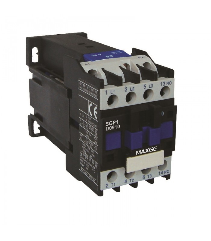 Contactor en corriente continua SGP1D 3P(NO)+1NO 7,5kW 18A (400VAC/AC3) 24VDC
