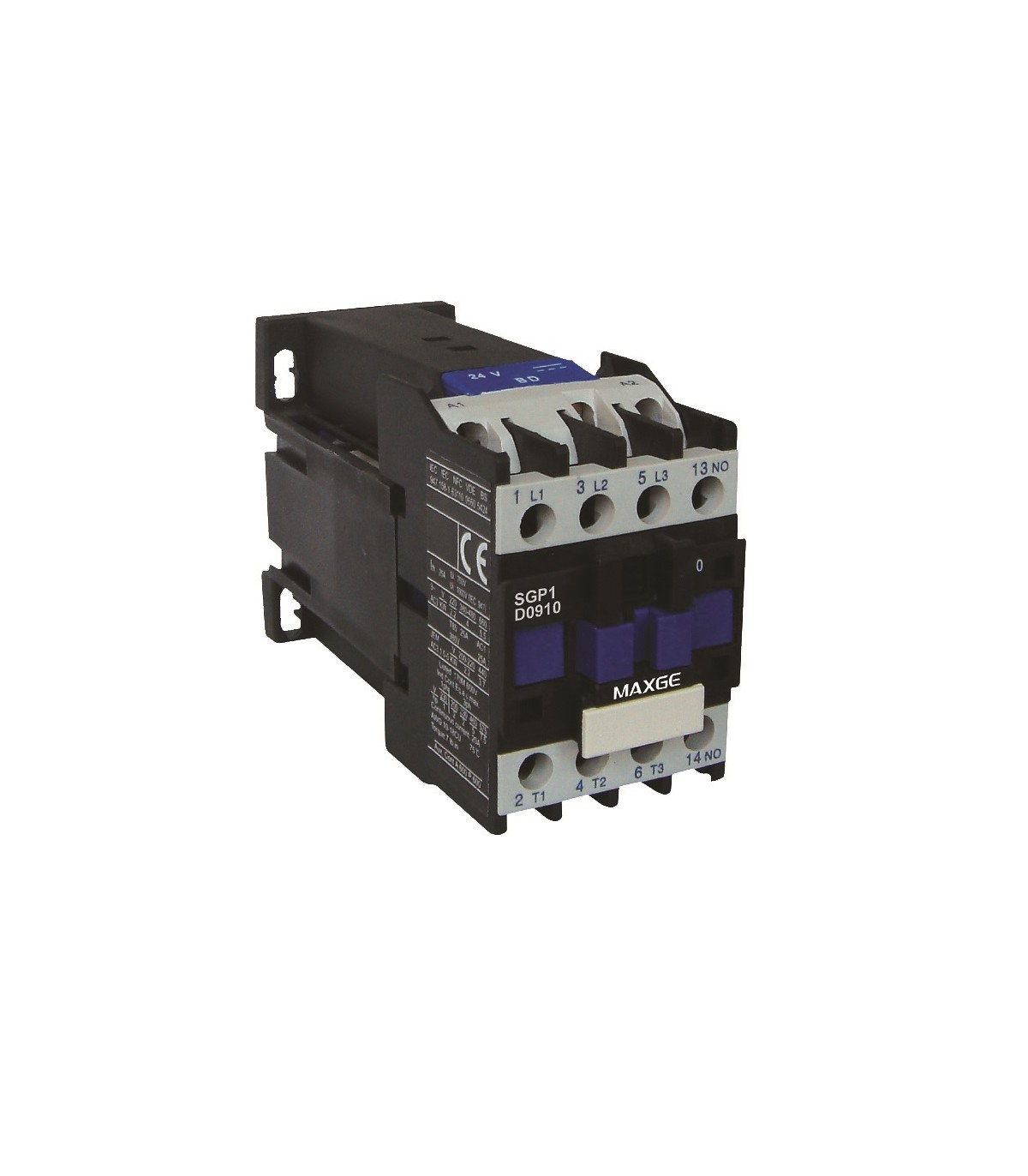 Contactor en corriente continua SGP1D 3P(NO)+1NO 7,5kW 18A (400VAC/AC3) 24VDC