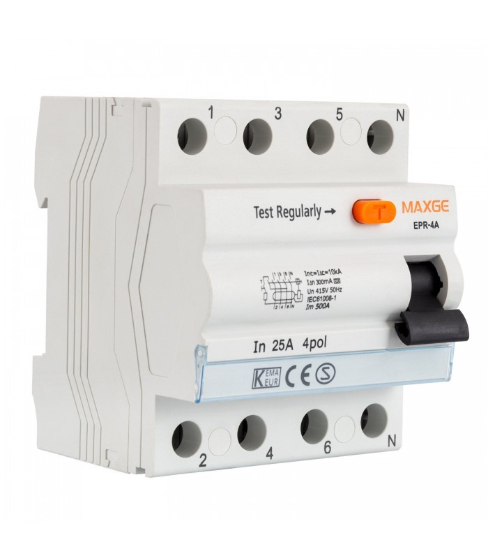 Interruptor Diferencial 4P-30mA-Clase A-10kA Industrial Superinmunizado