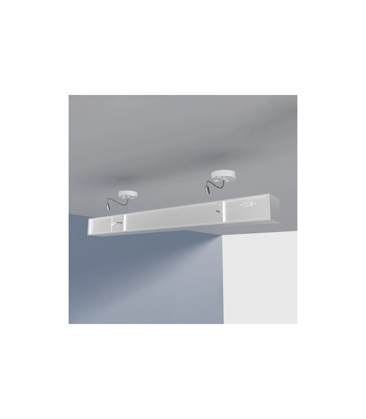 Kit suspensión para Barra Lineal MODULINE Blanco