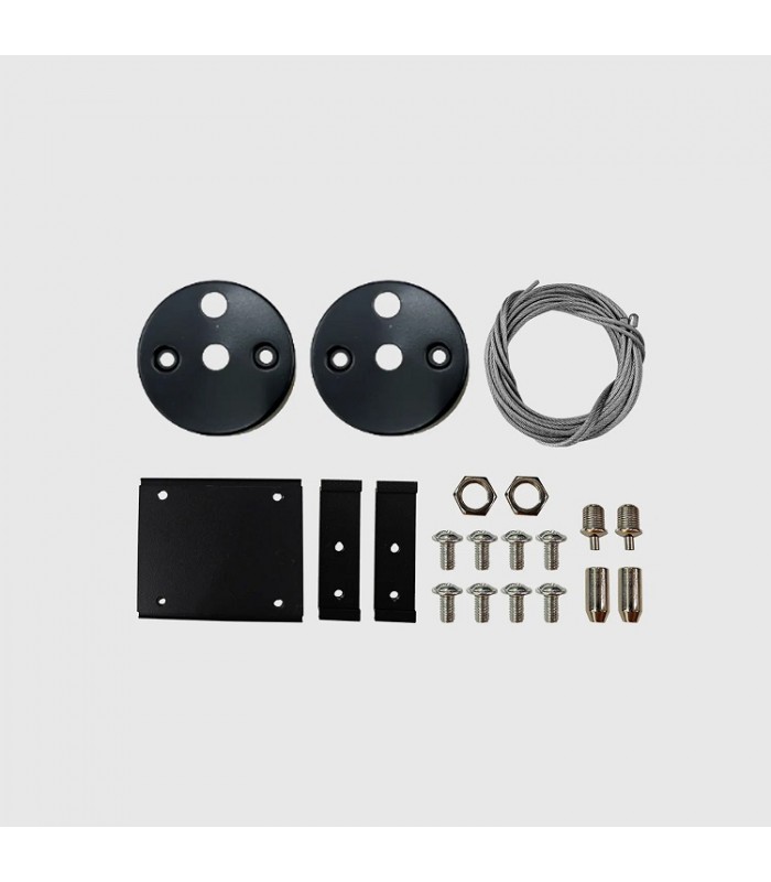 Kit suspensión para Barra Lineal MODULINE Negro