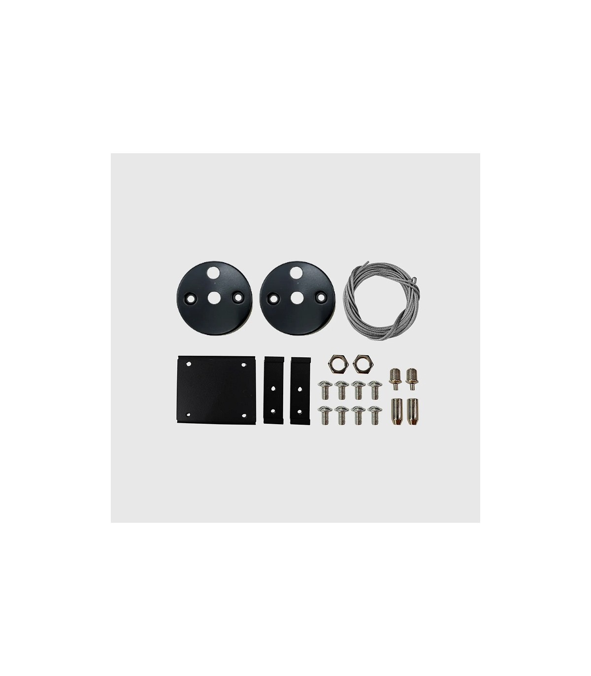 Kit suspensión para Barra Lineal MODULINE Negro