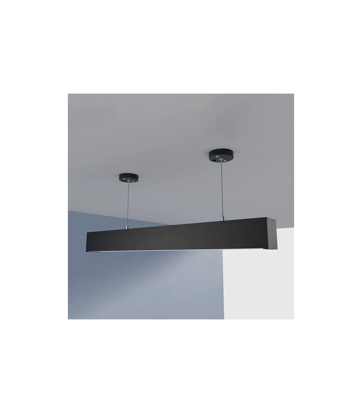 Kit suspensión para Barra Lineal MODULINE Negro