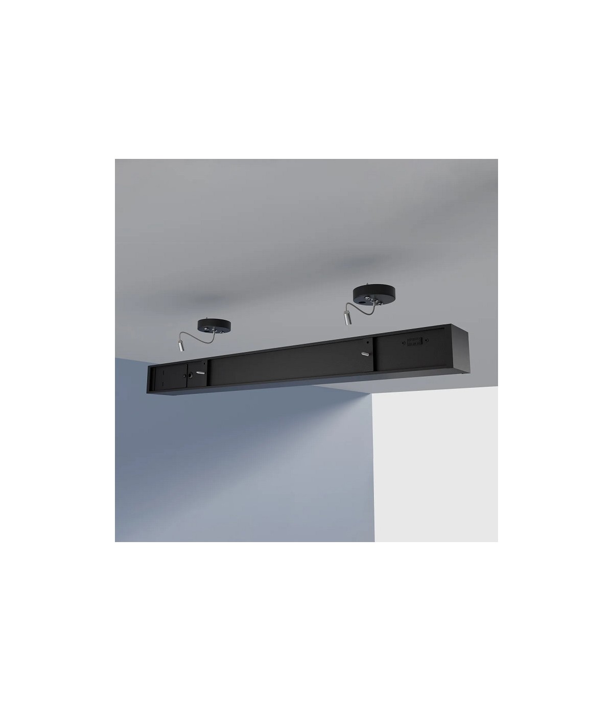 Kit suspensión para Barra Lineal MODULINE Negro