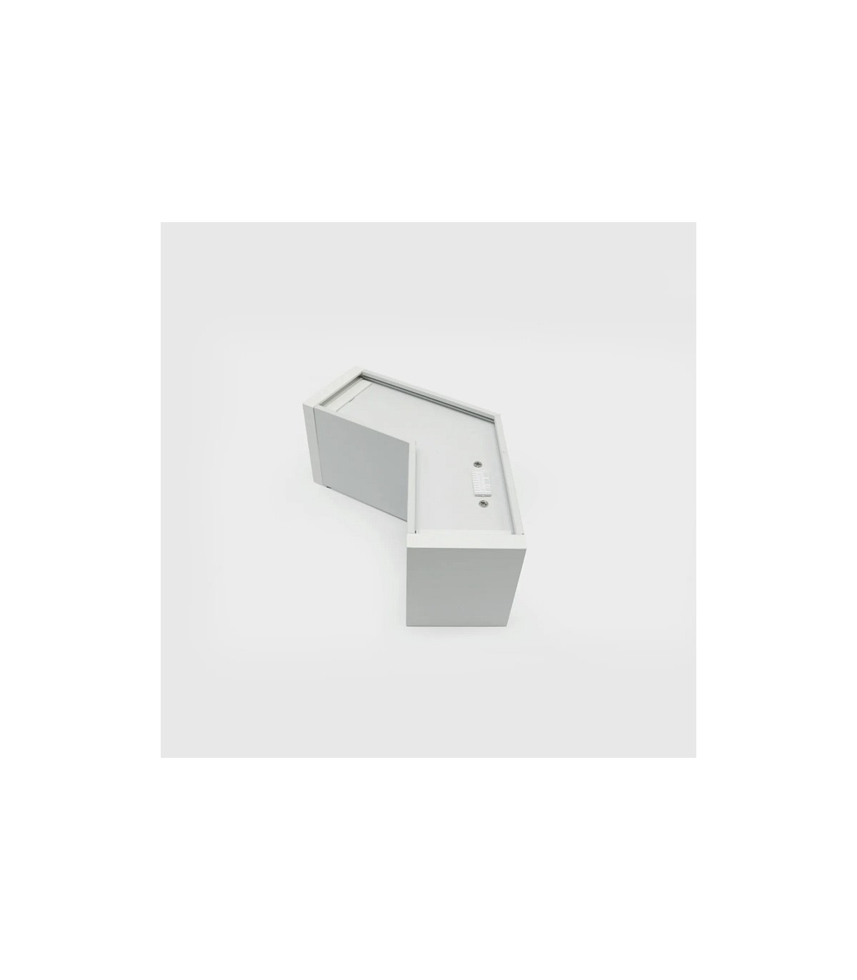 Unión L 120º 8W 800Lm para Barra Lineal MODULINE Blanco IP20 CCT