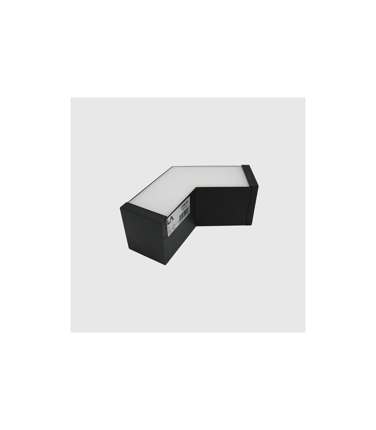 Unión L 120º 8W 800Lm IP20 para Barra Lineal MODULINE Negro CCT
