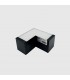 Unión L 90º 8W 800Lm para Barra Lineal MODULINE Negro IP20 CCT