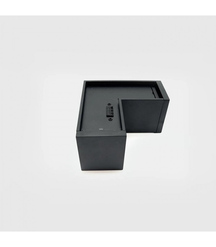 Unión L 90º 8W 800Lm para Barra Lineal MODULINE Negro IP20 CCT