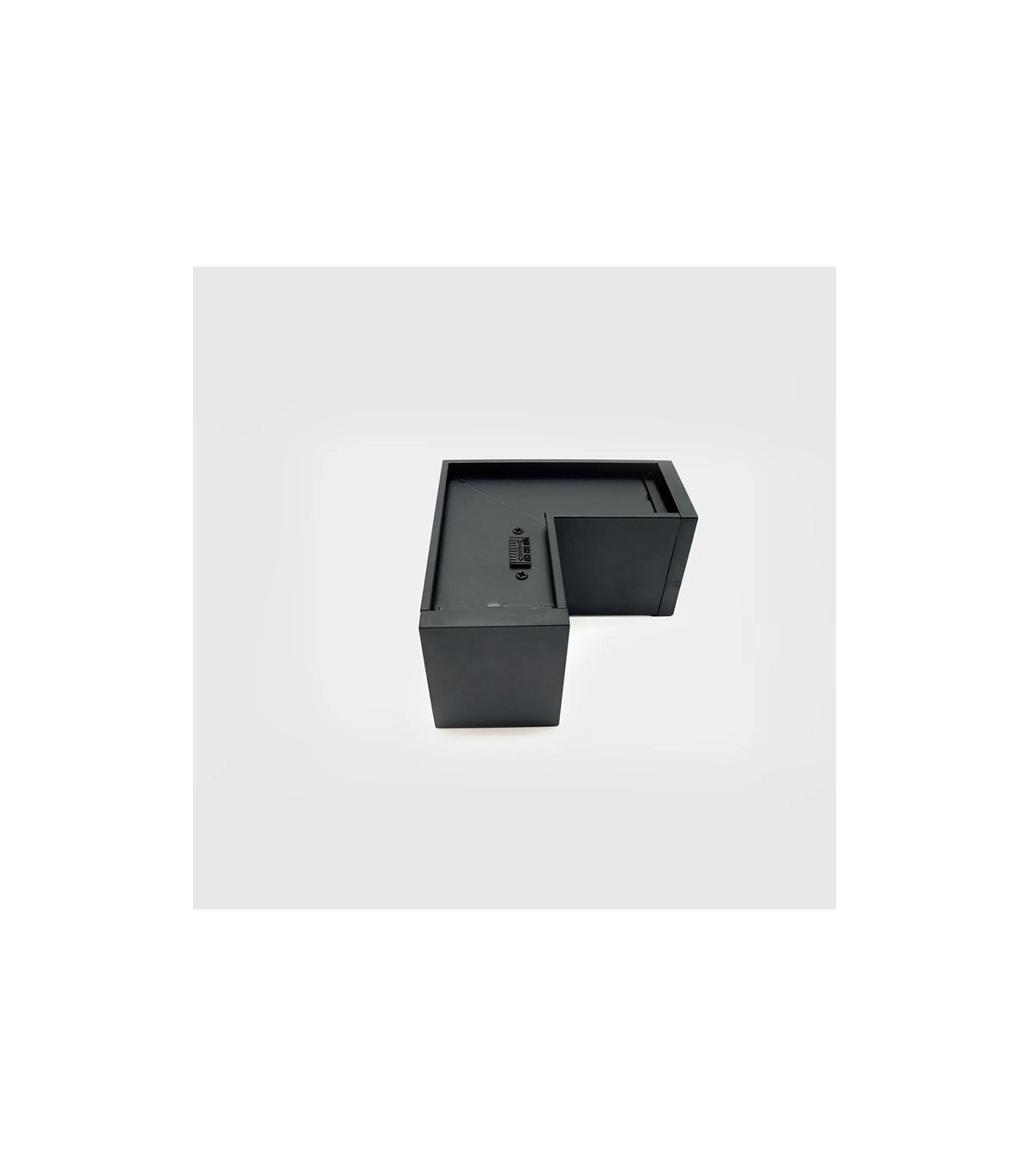 Unión L 90º 8W 800Lm para Barra Lineal MODULINE Negro IP20 CCT