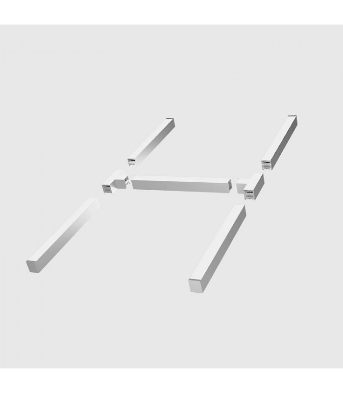 Unión T 10W 1000Lm para Barra Lineal MODULINE Blanco IP20 CCT