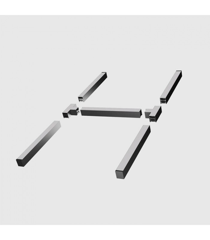 Unión T 10W 1000Lm para Barra Lineal MODULINE Negro IP20 CCT