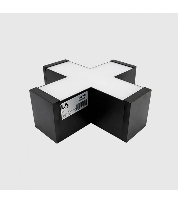 Unión X 12W 1200Lm para Barra Lineal MODULINE Negro IP20 CCT