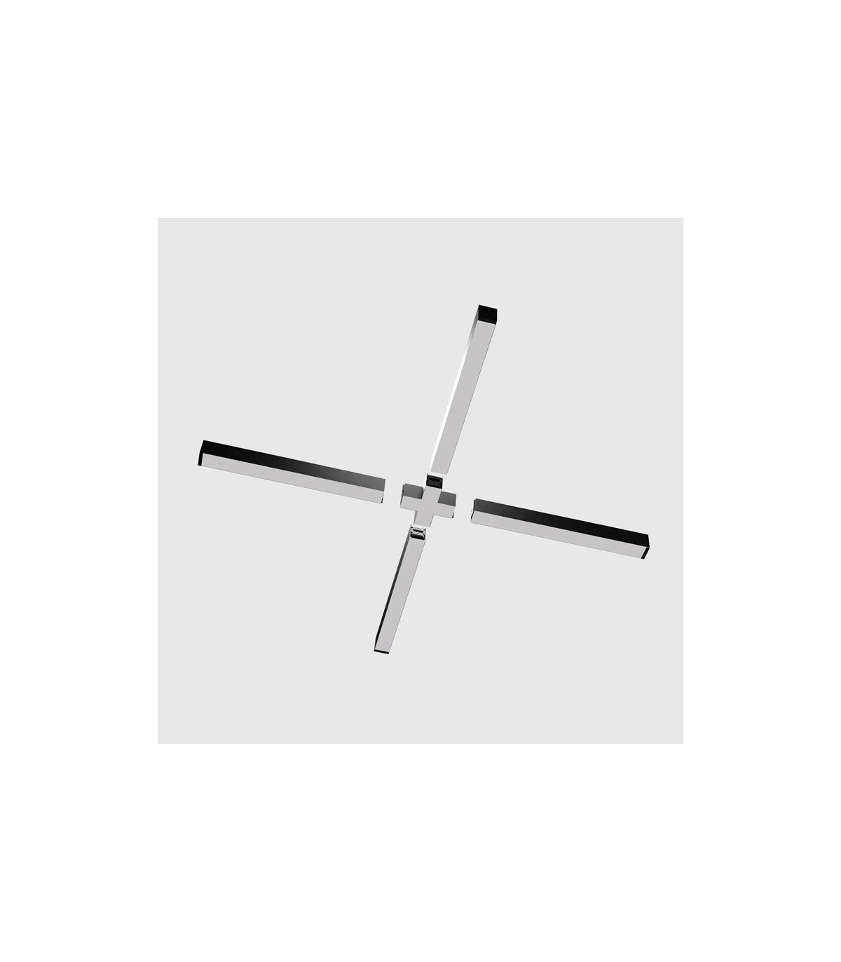 Unión X 12W 1200Lm para Barra Lineal MODULINE Negro IP20 CCT