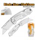 Cúter  Metal tipo navaja hoja trapezoidal 19x61mm