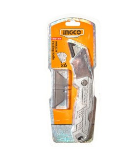 Cúter  Metal tipo navaja hoja trapezoidal 19x61mm