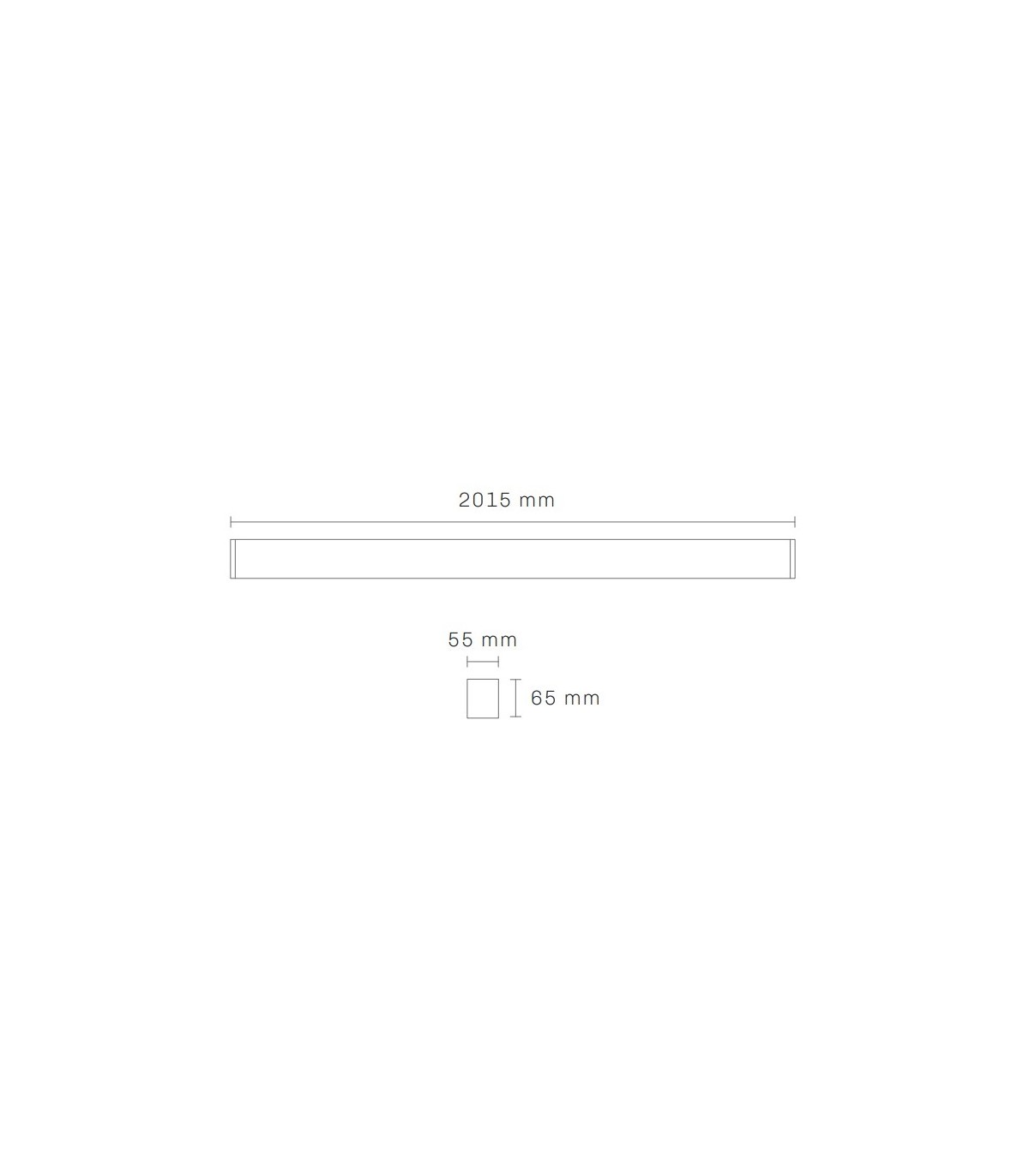 Barra Lineal MODULINE 80W 8000Lm Blanco IP20 CCT