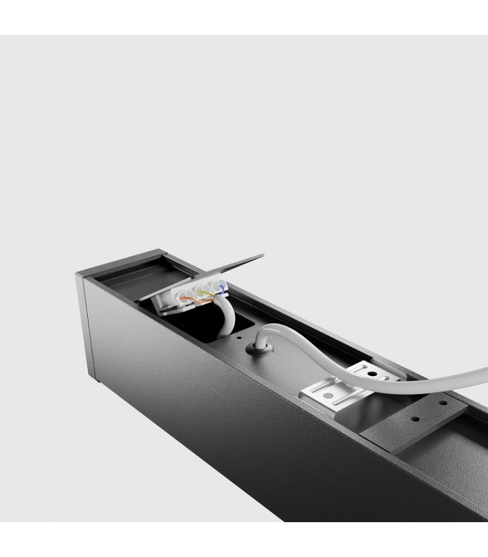 Barra Lineal MODULINE 80W 8000Lm Negro IP20 CCT