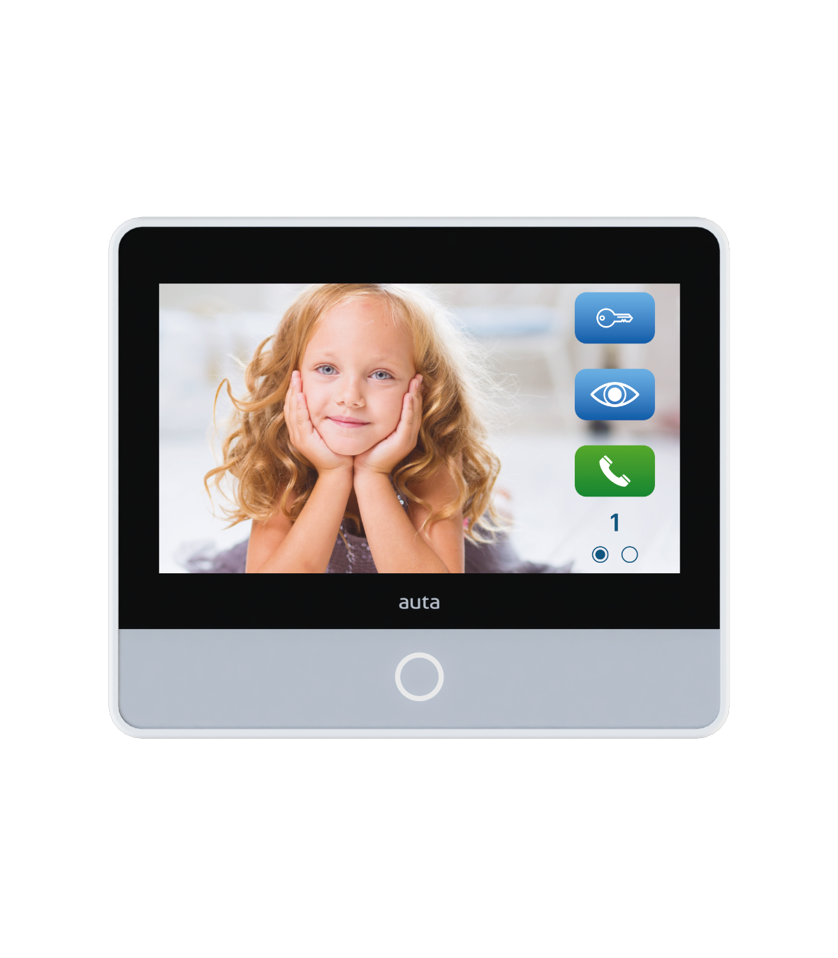 Monitor ONEX 7" Wifi Manos libres Blanco No Coax AUTA